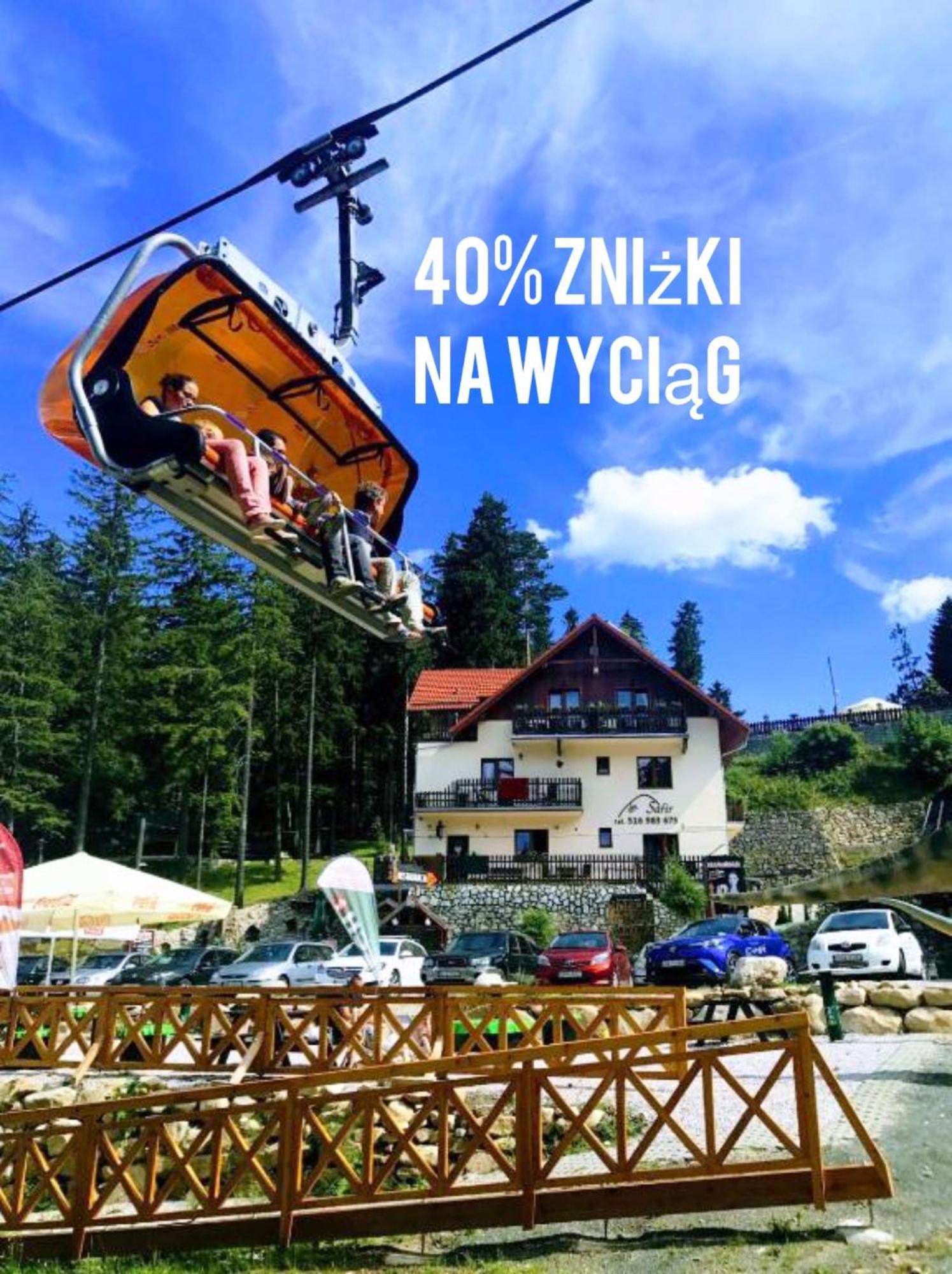 卡尔帕奇Safir Przy Samym Wyciagu住宿加早餐旅馆 外观 照片